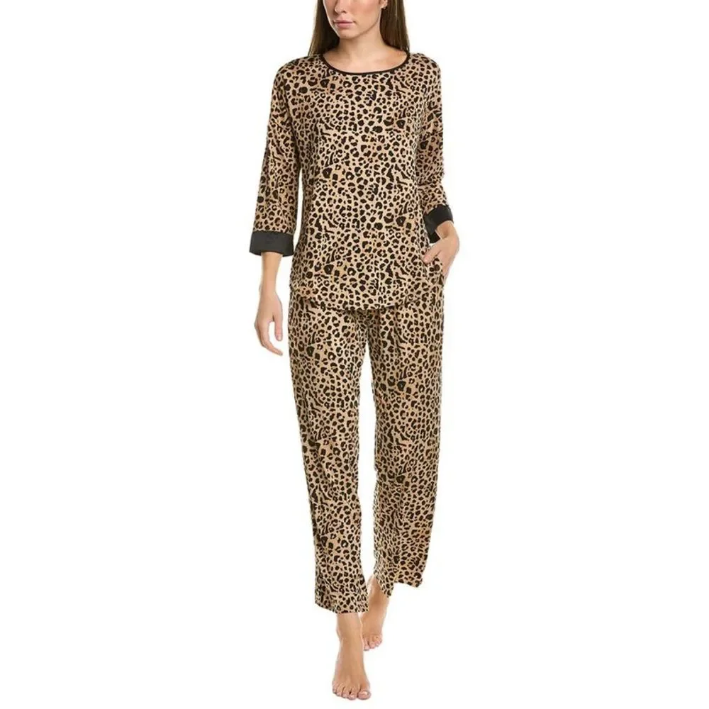 Natori 2pc Cozy Peach Pajama Set